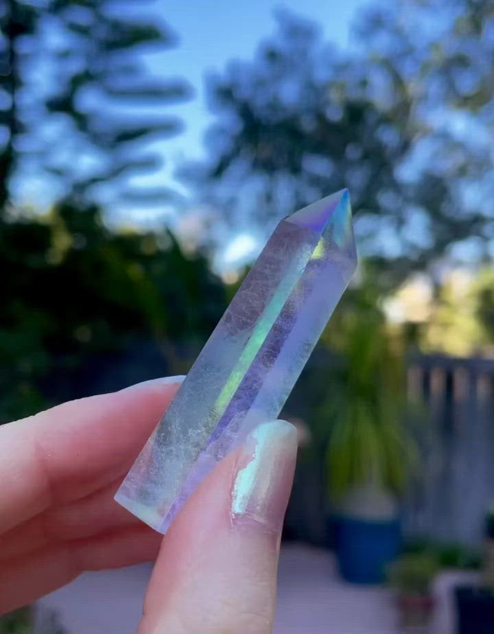 Angel Aura Clear Quartz Tower ~ 2