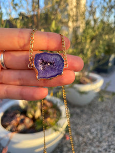 Purple Agate Necklace ~ 2