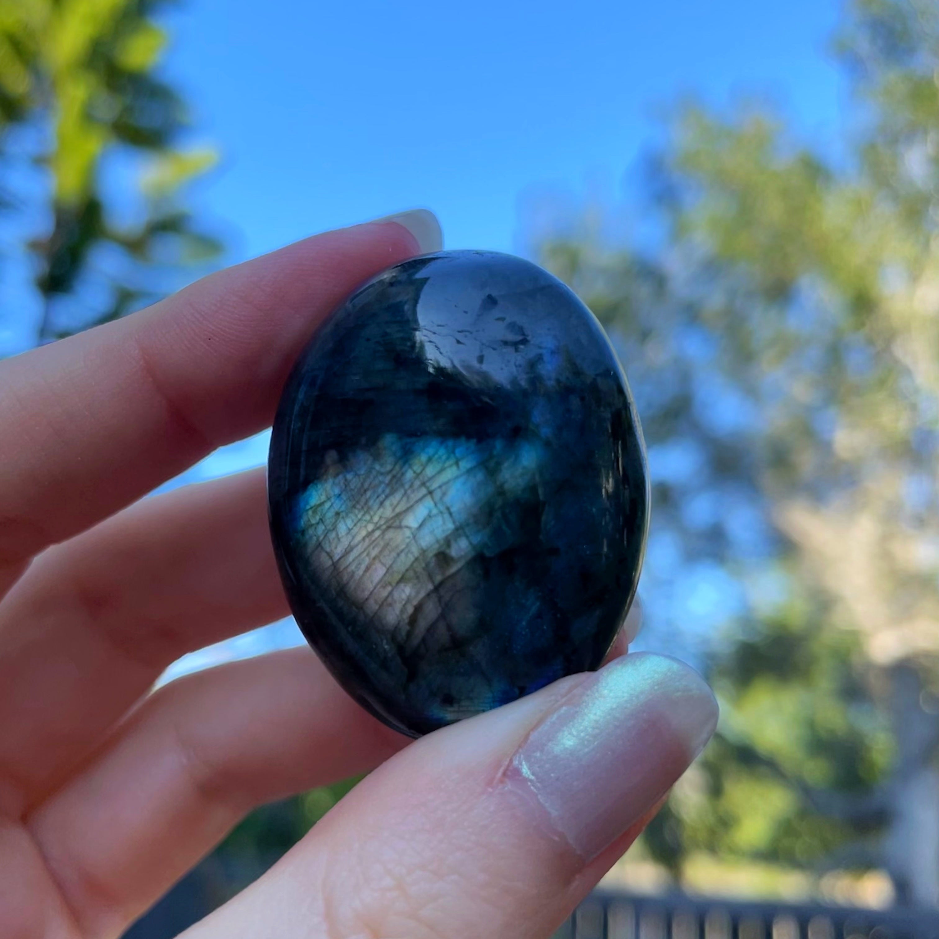 Labradorite Palmstone ~ 4