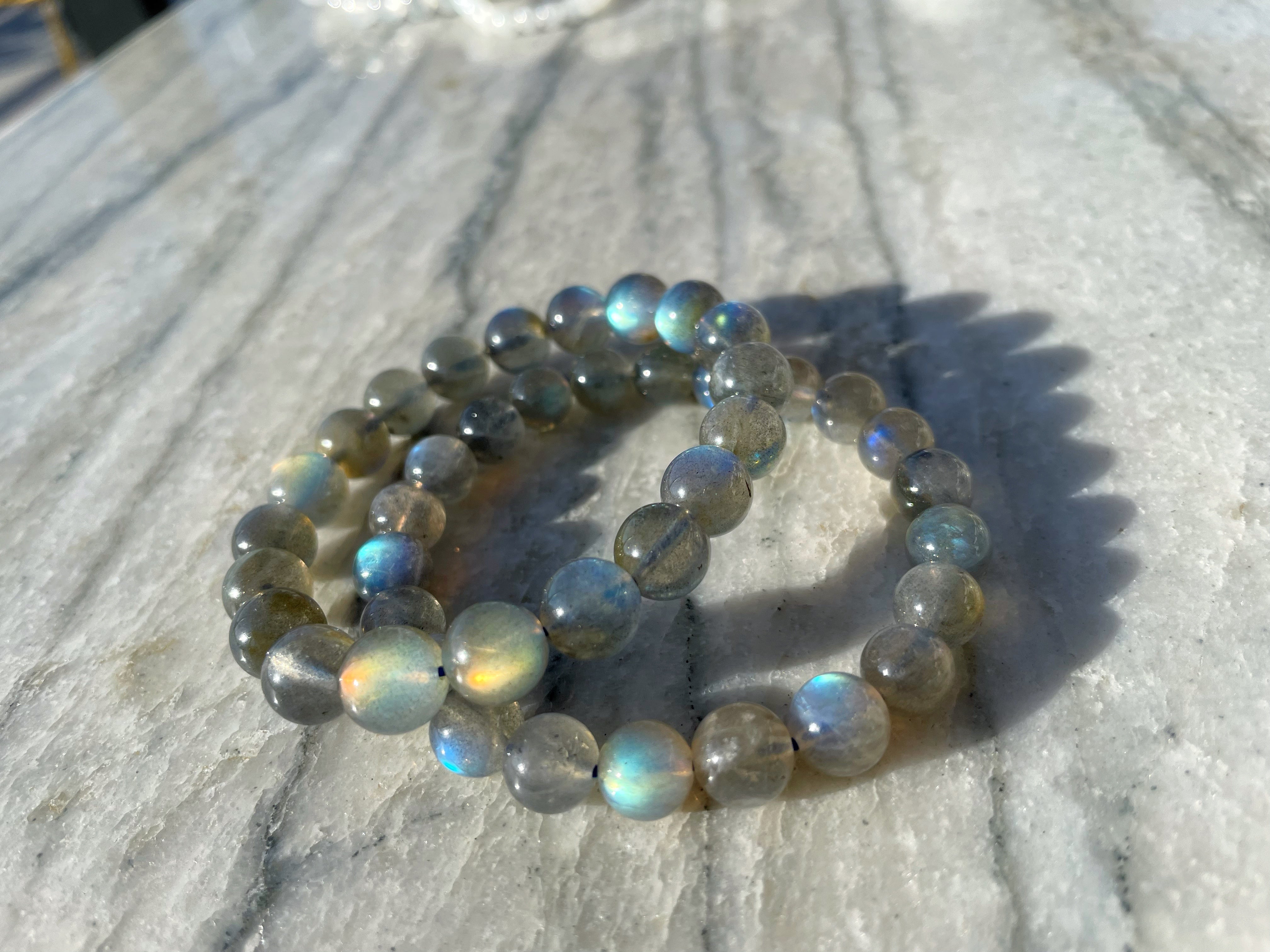 Labradorite Bracelet ~ 8.5mm