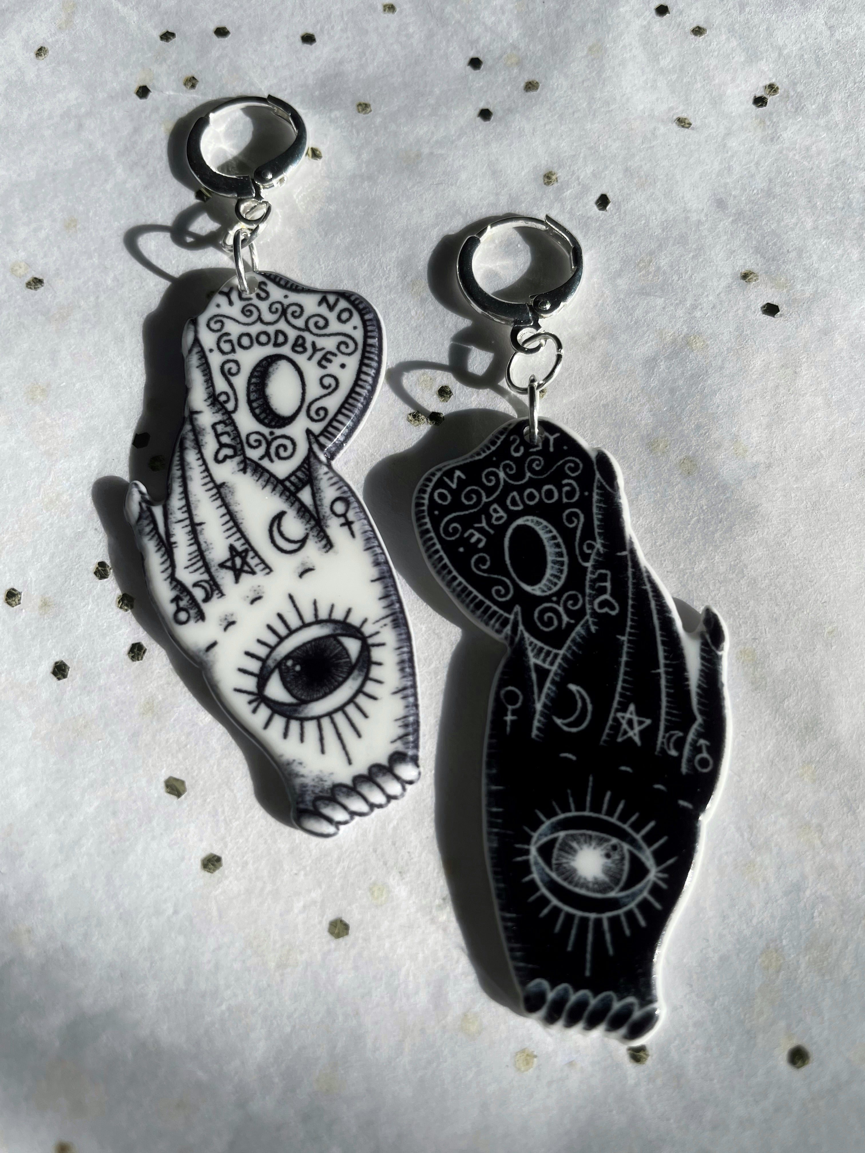 Ouija Master Earrings