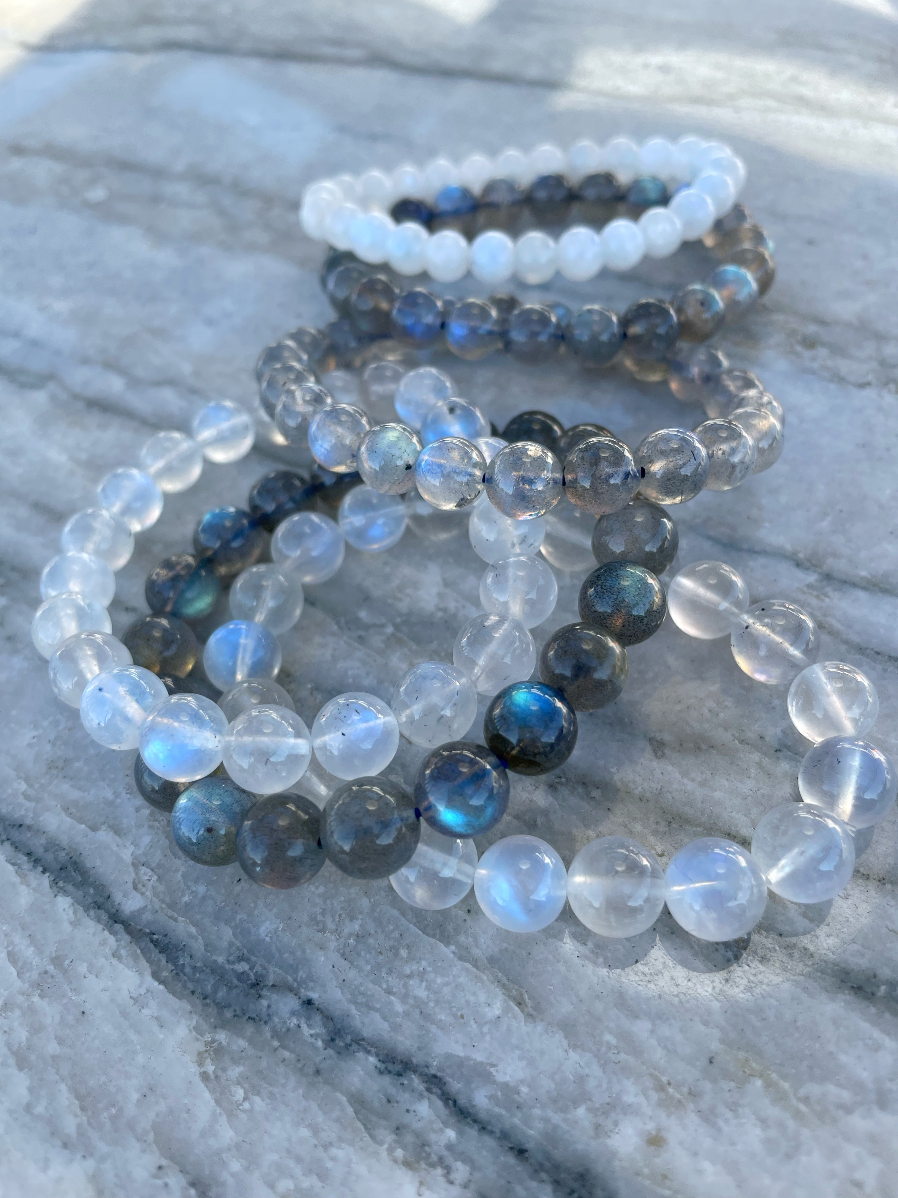 Moonstone Bracelet ~ 9mm