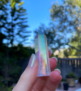 Angel Aura Clear Quartz Tower ~ 2