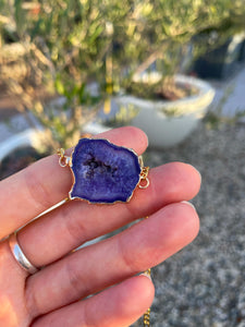 Purple Agate Necklace ~ 2