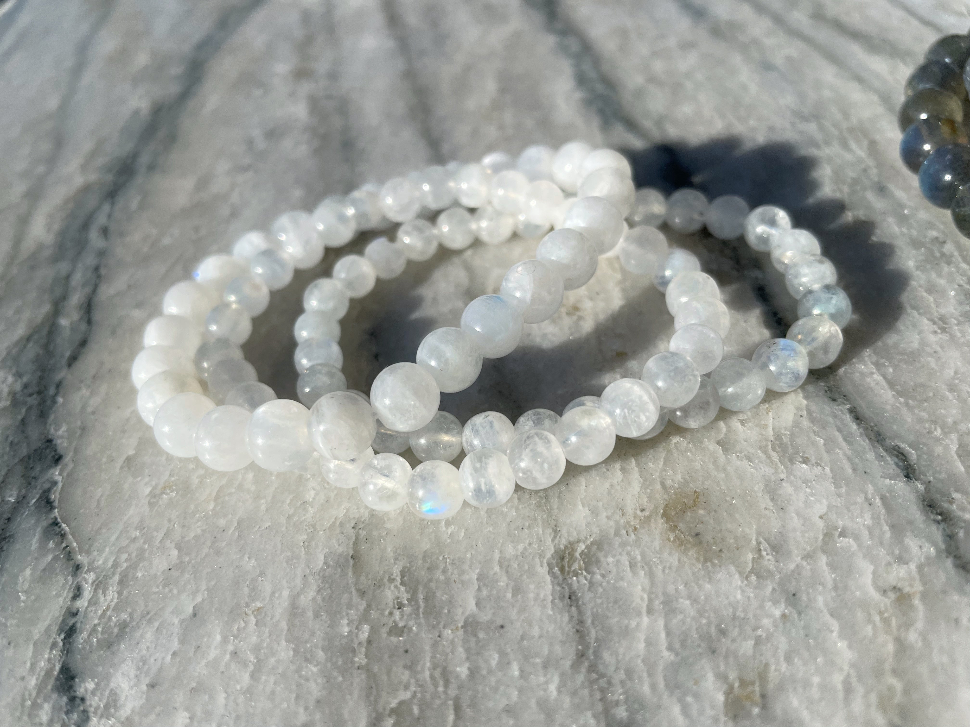 Moonstone Bracelet ~ 7mm