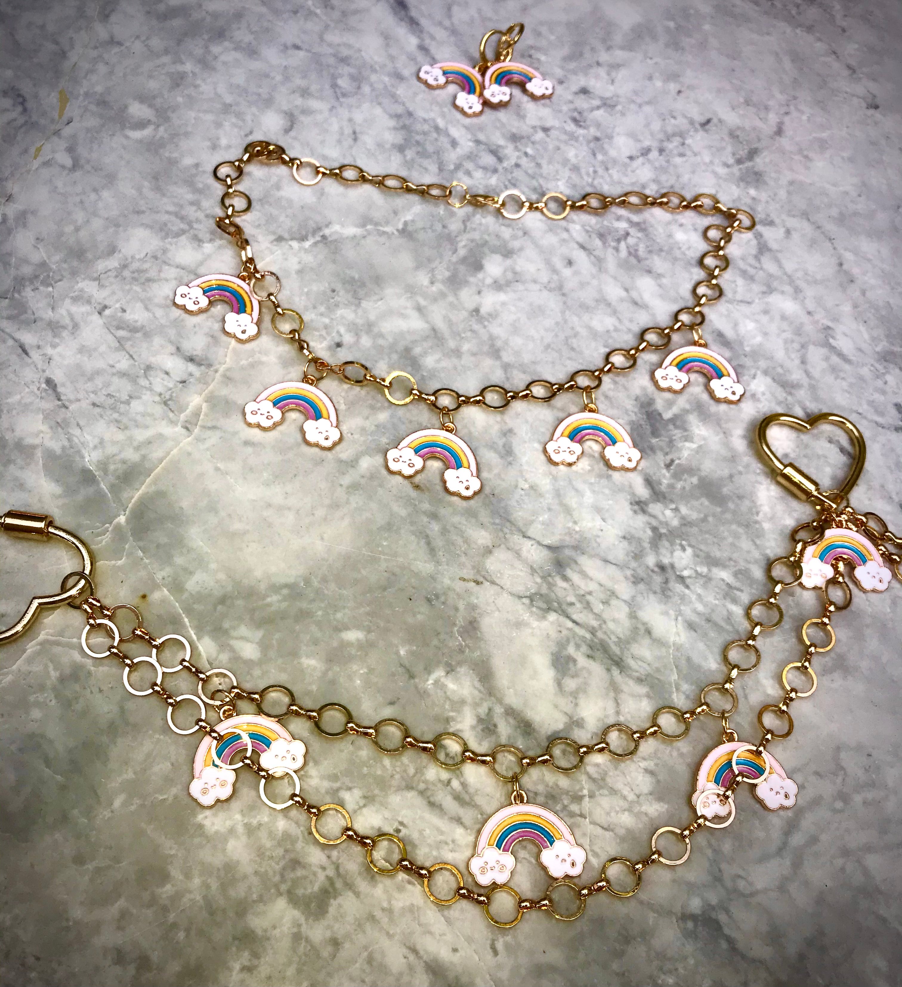 Moody Rainbow Choker Necklace