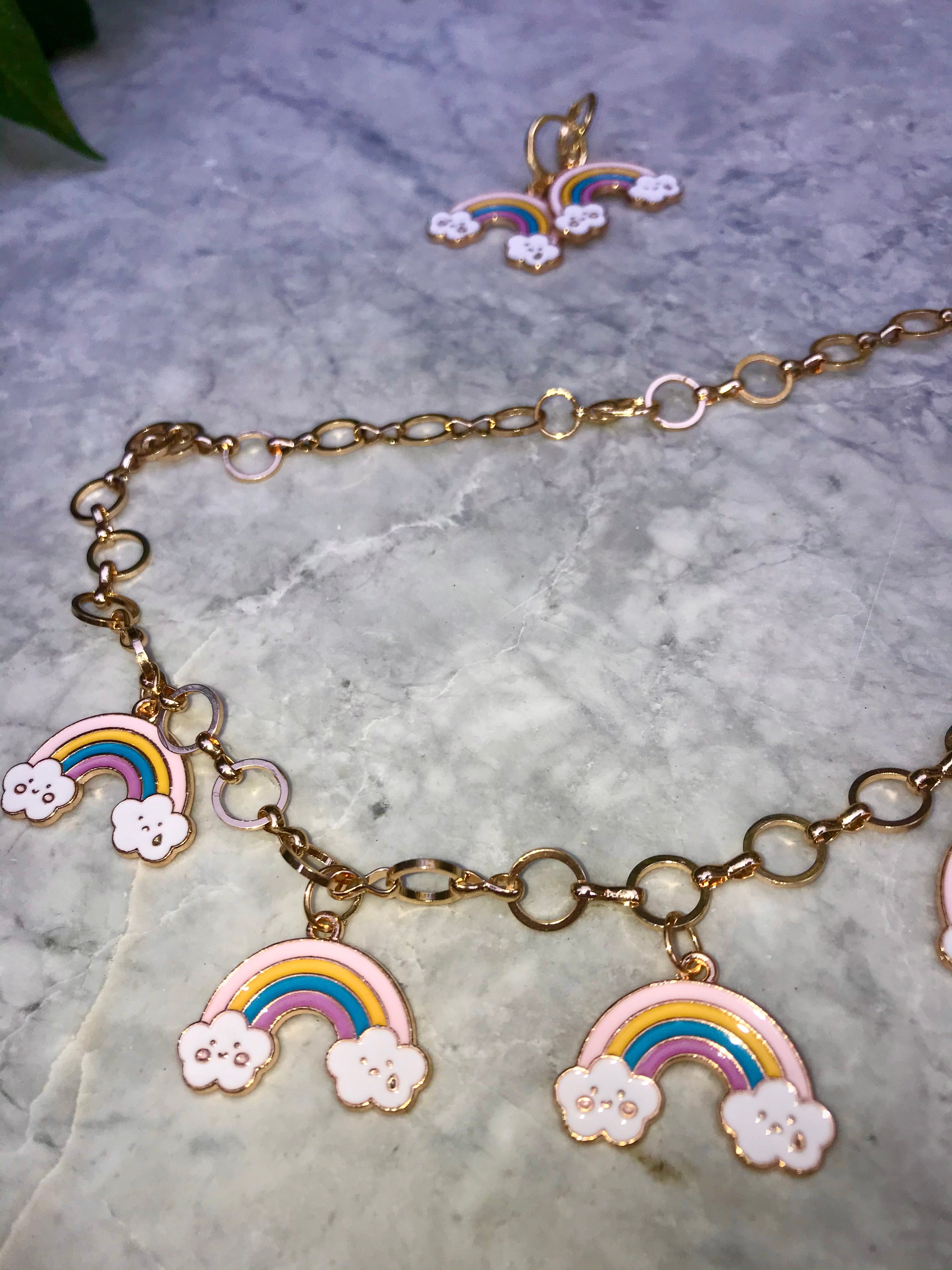 Moody Rainbow Choker Necklace