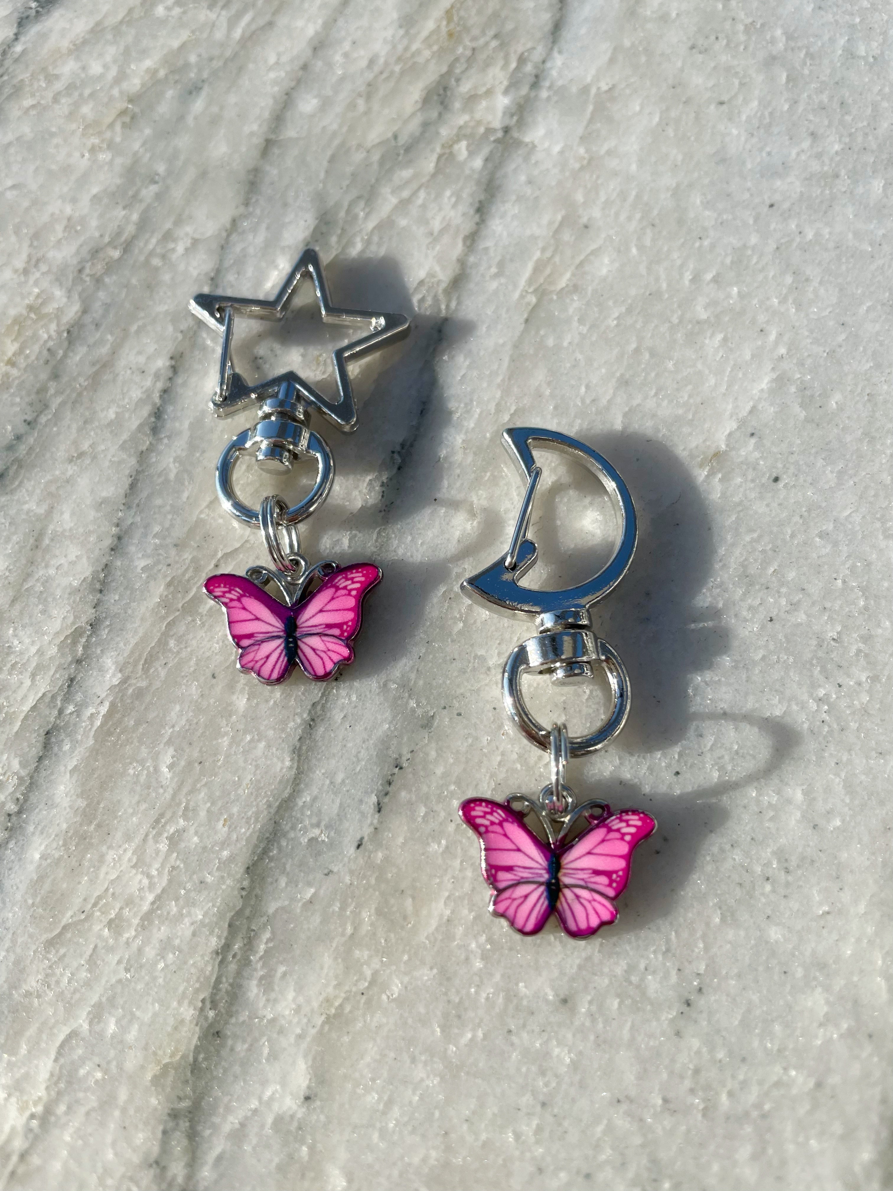 Beautiful Butterfly Keychain