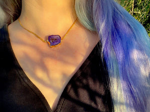 Purple Agate Necklace ~ 2