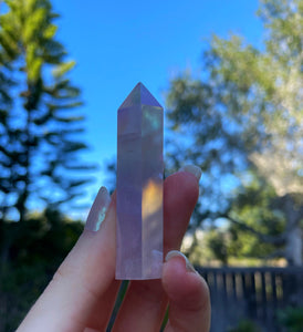 Angel Aura Rose Quartz Tower ~ 2