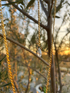 Essential Oils Aura Quartz Necklace ~ 1