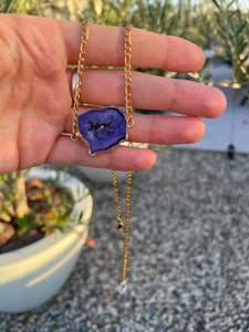 Purple Agate Necklace ~ 2